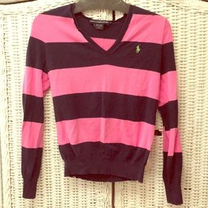 Ralph Lauren Striped Cotton Sweater